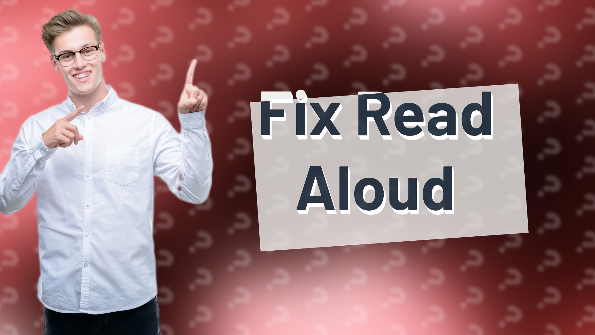 Fix Read Aloud