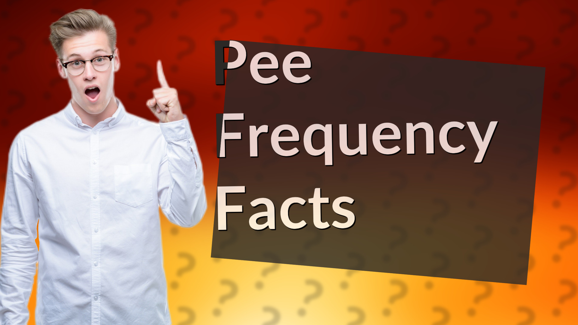 Pee Frequency Facts