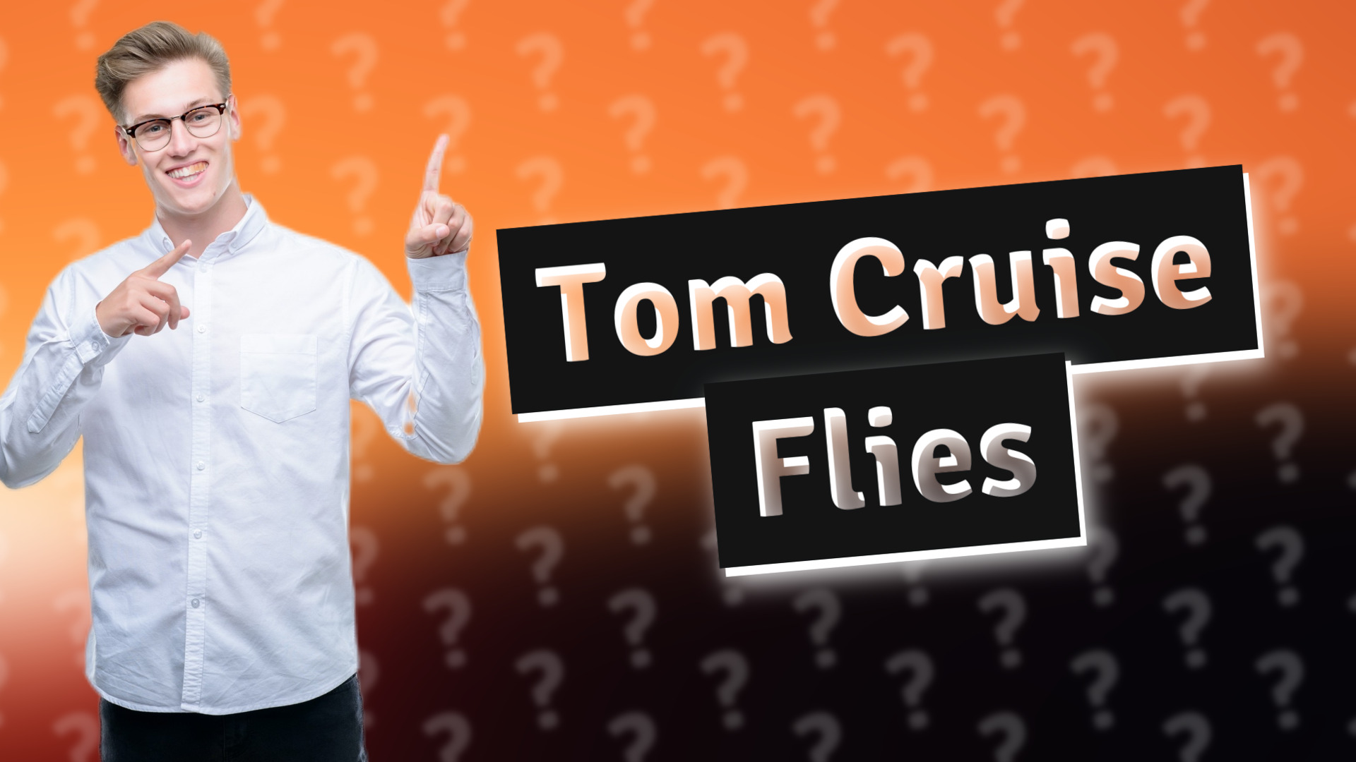 Tom Cruise Flies