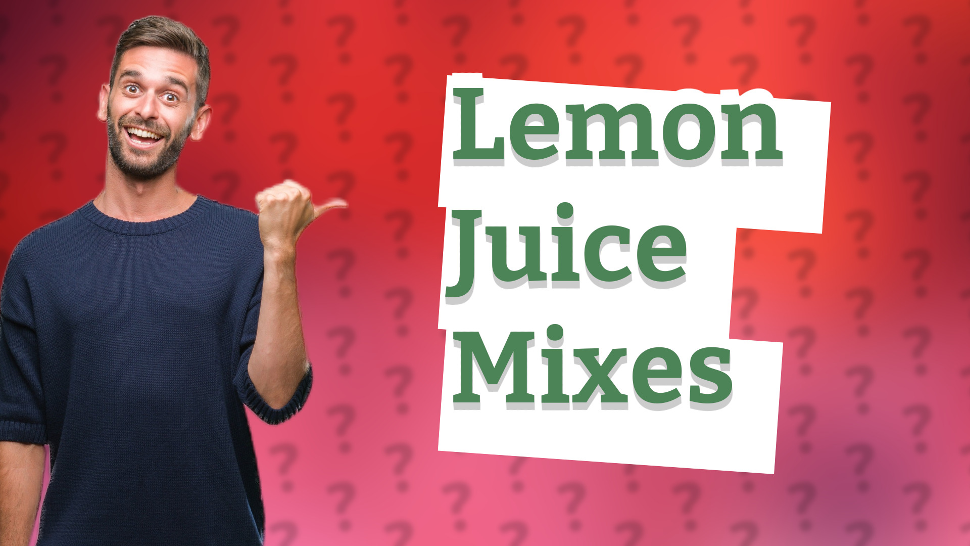 Lemon Juice Mixes