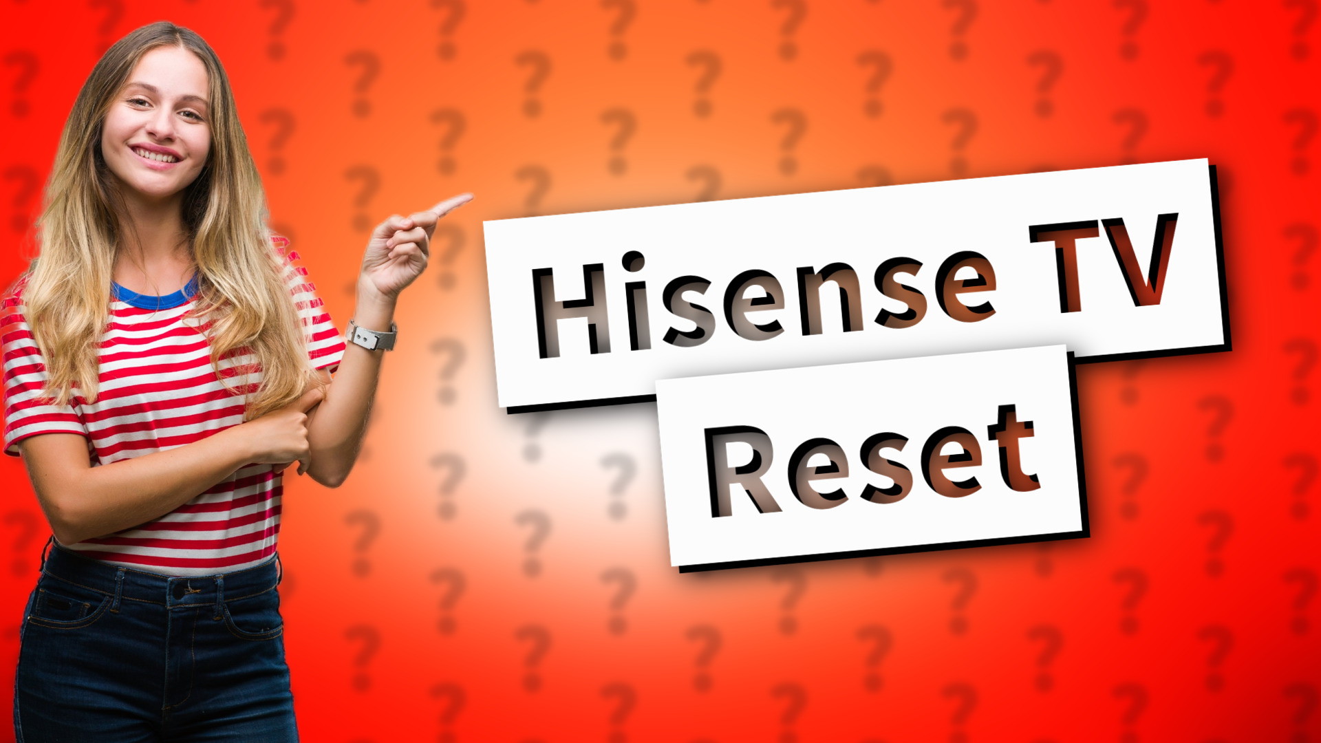 Hisense TV Reset