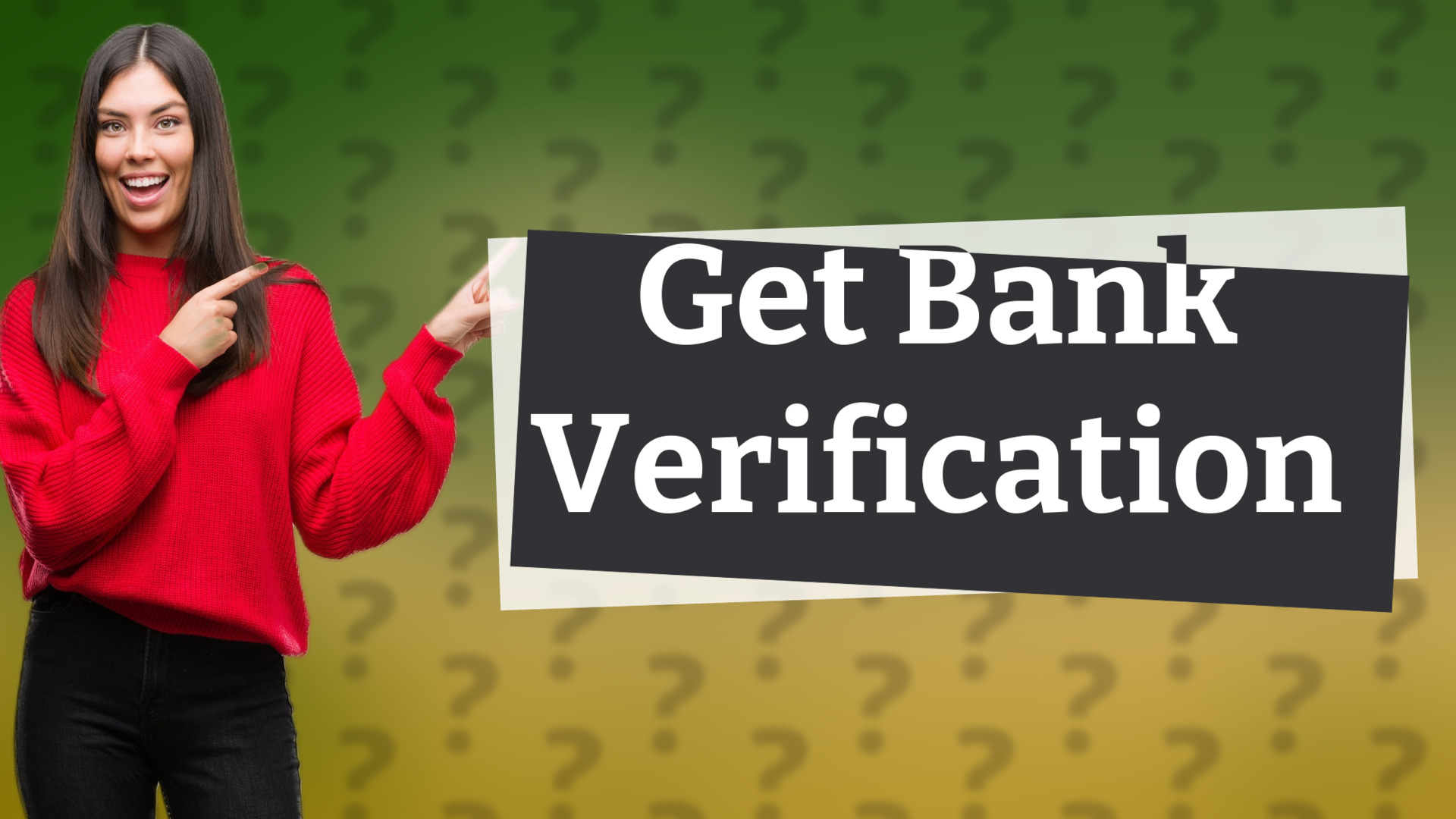 Get Bank Verification
