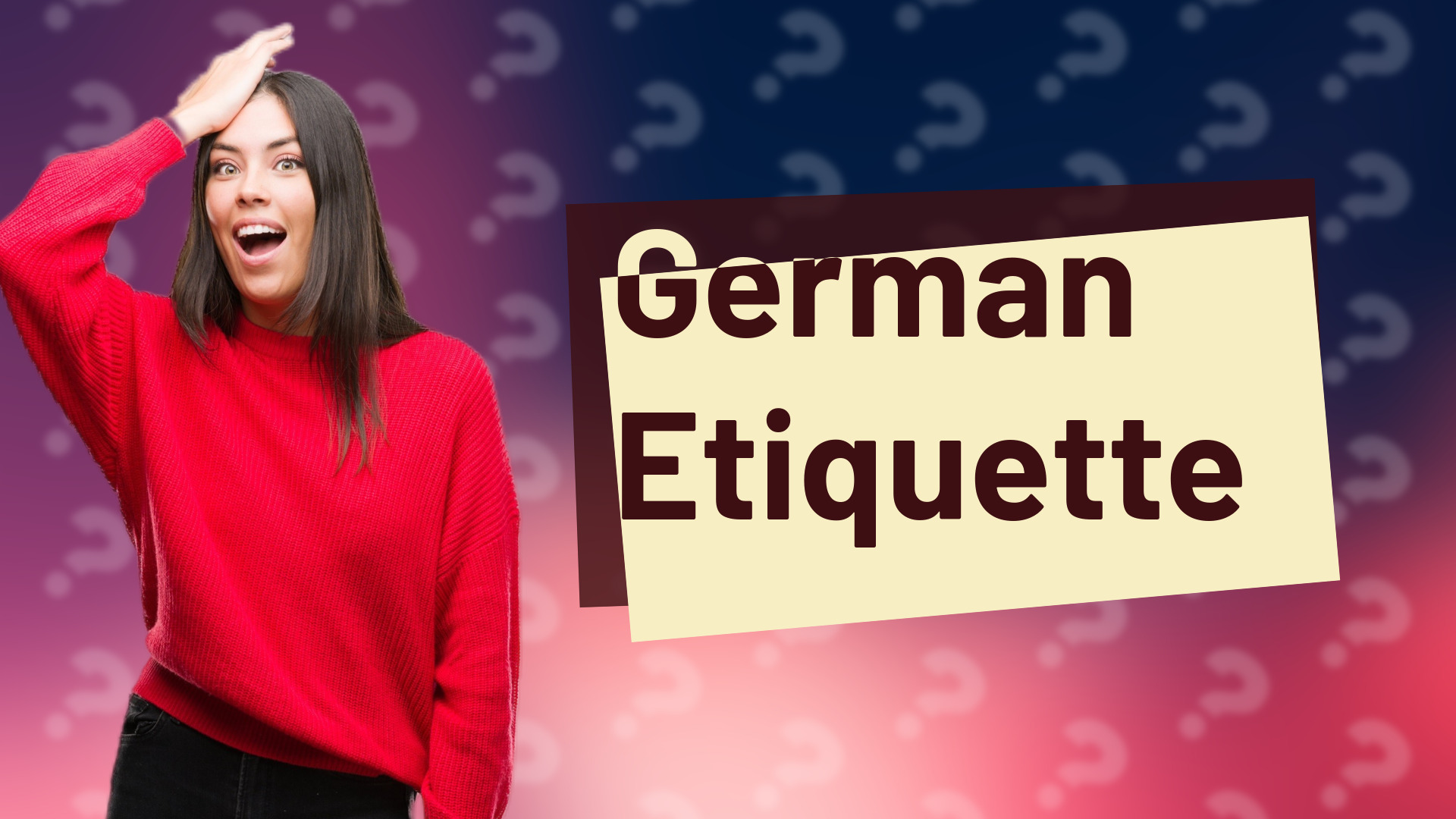 German Etiquette