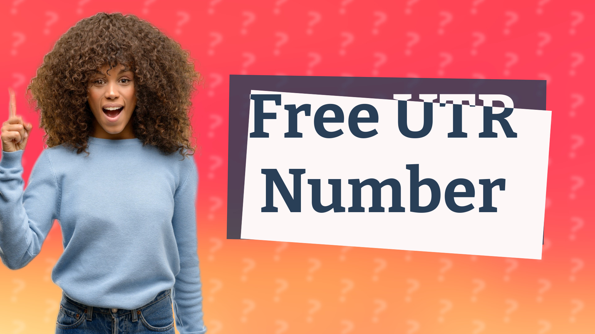 Free UTR Number