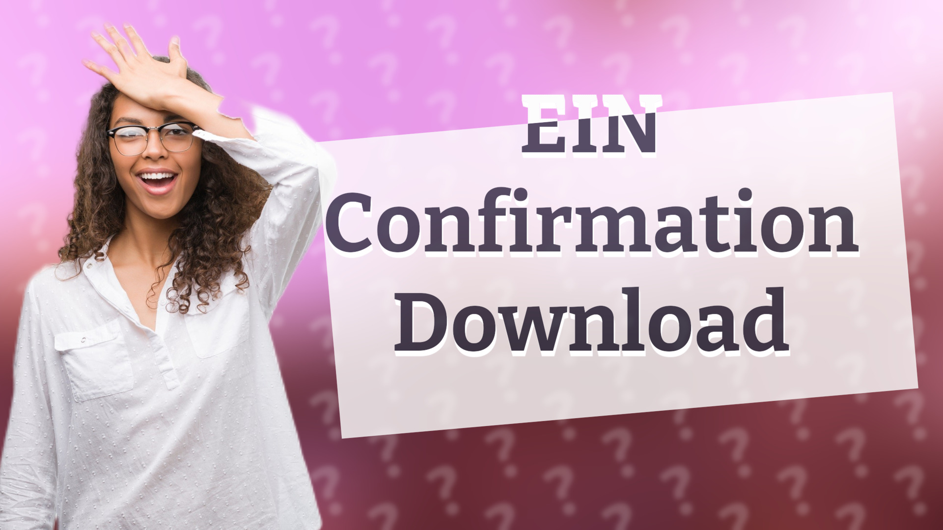 EIN Confirmation Download