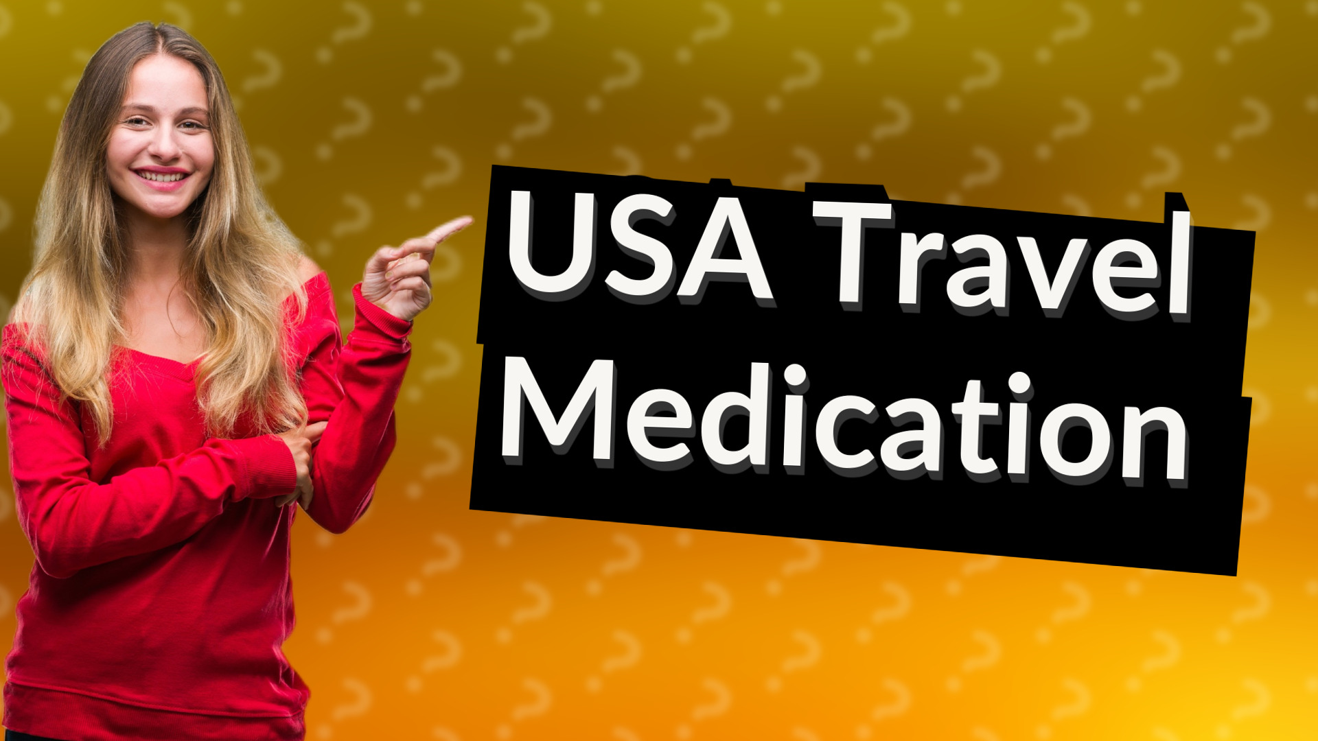 USA Travel Medication
