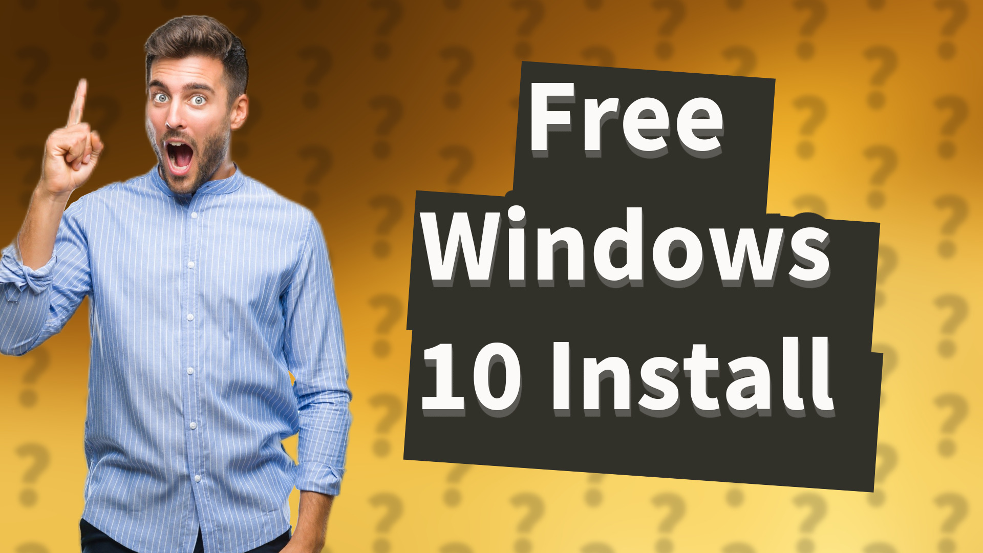 Free Windows 10 Install