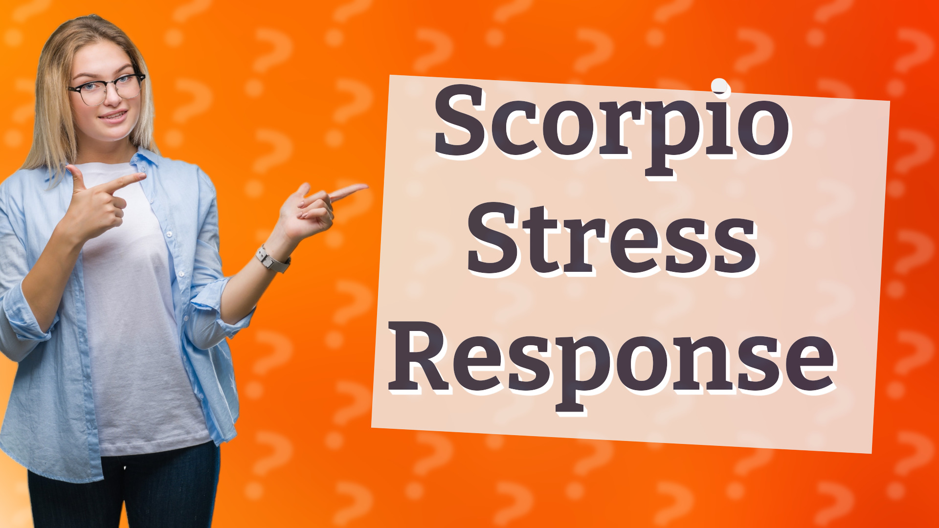 Scorpio Stress Response