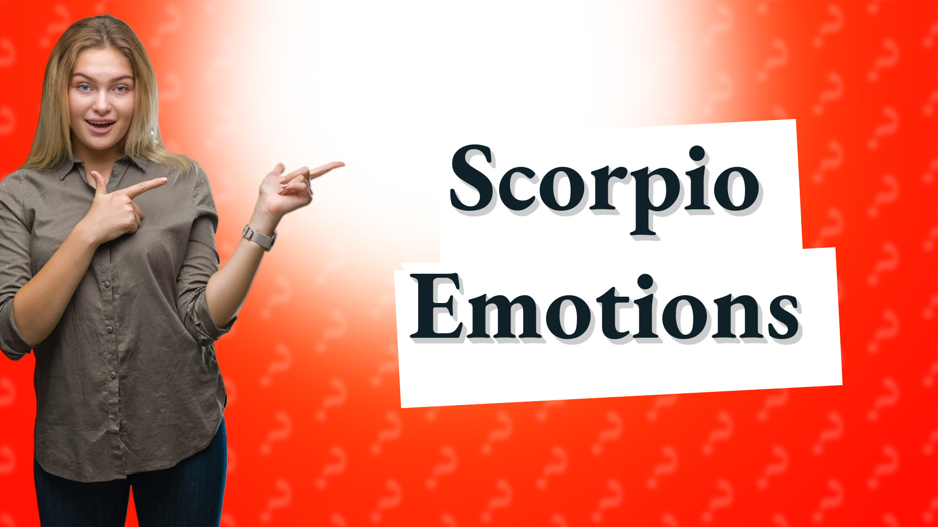 Scorpio Emotions