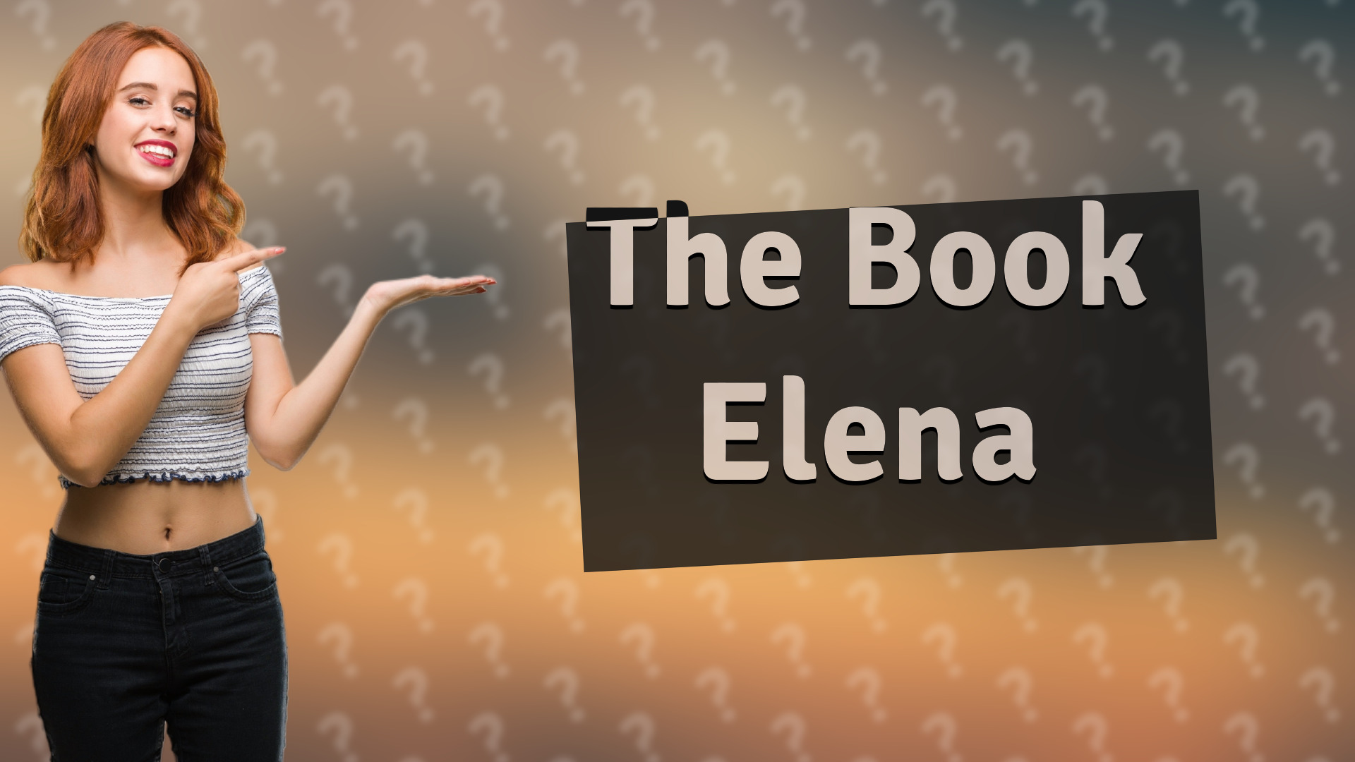 The Book Elena
