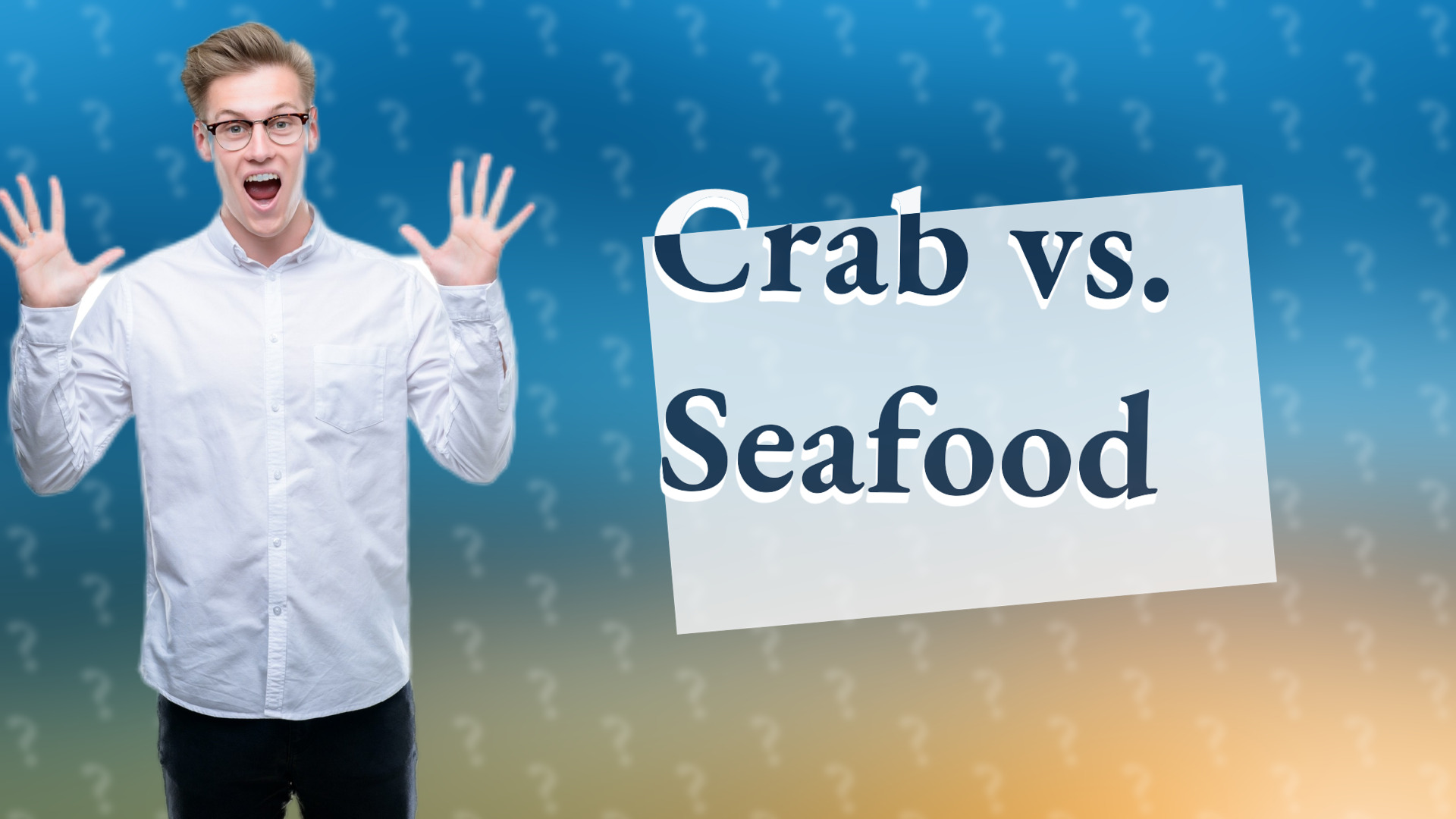 Crab vs. Seafood