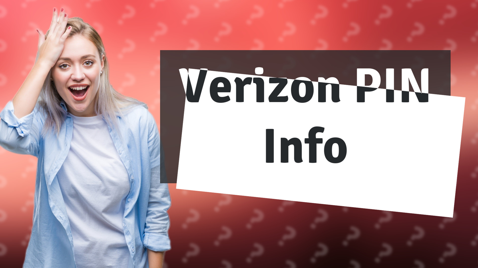 Verizon PIN Info