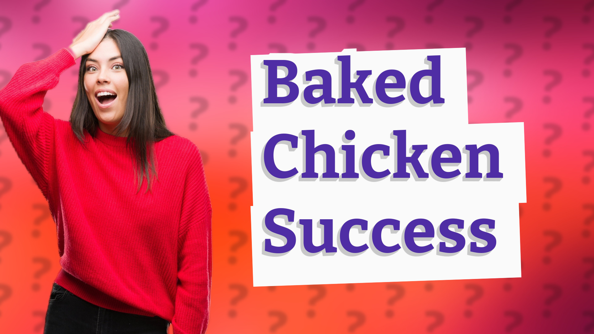 Baked Chicken Success