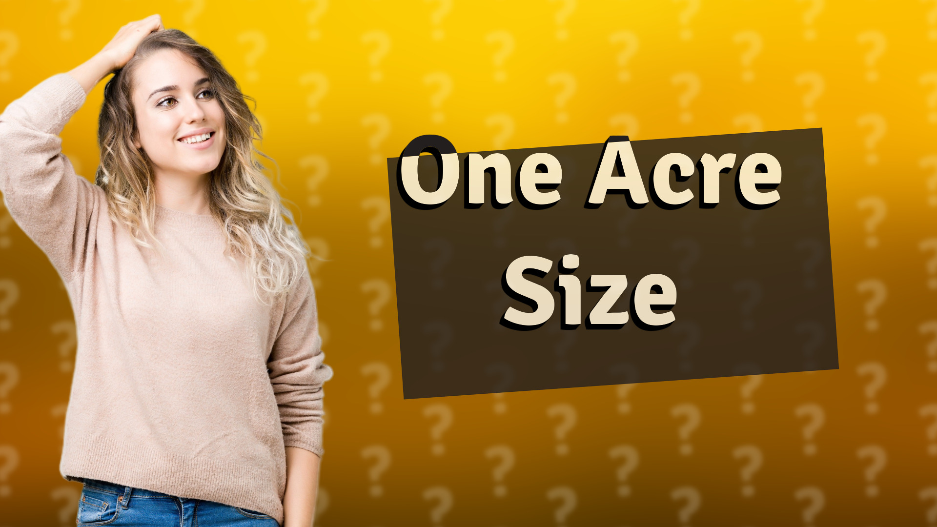 One Acre Size