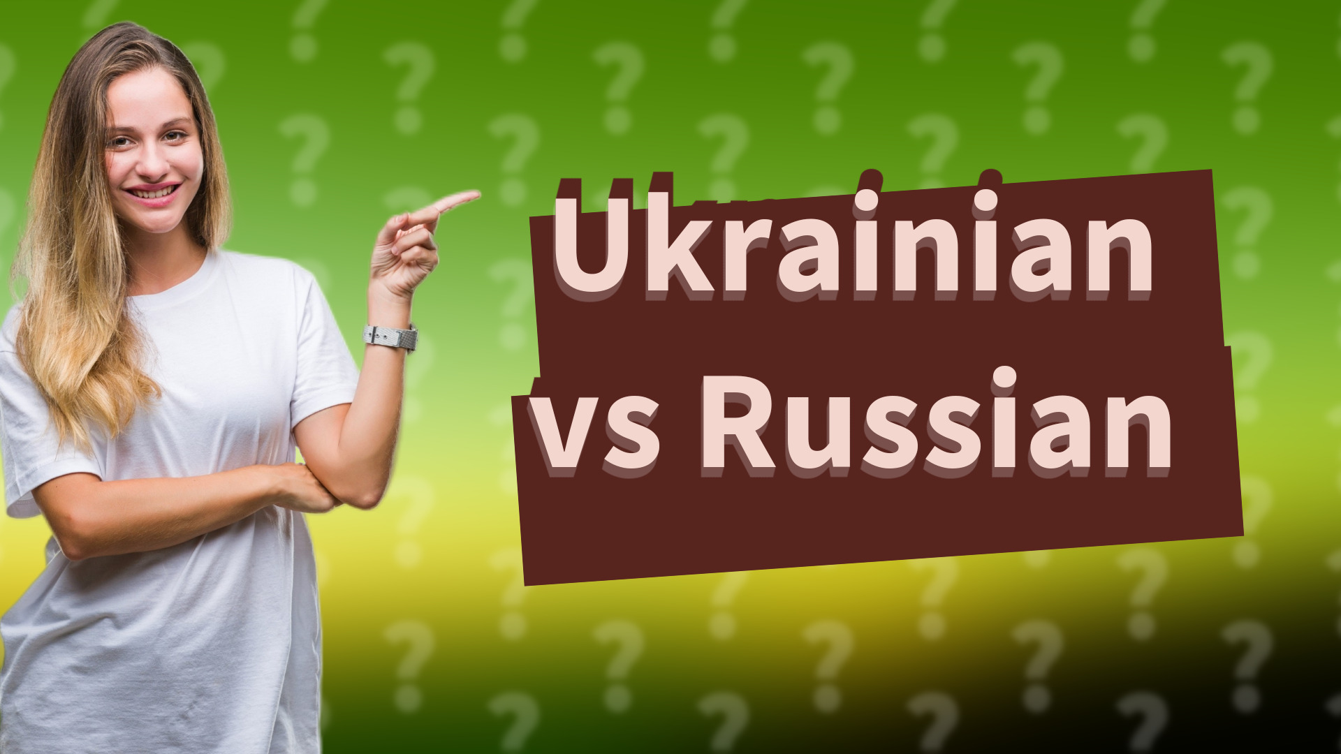 Ukrainian vs Russian