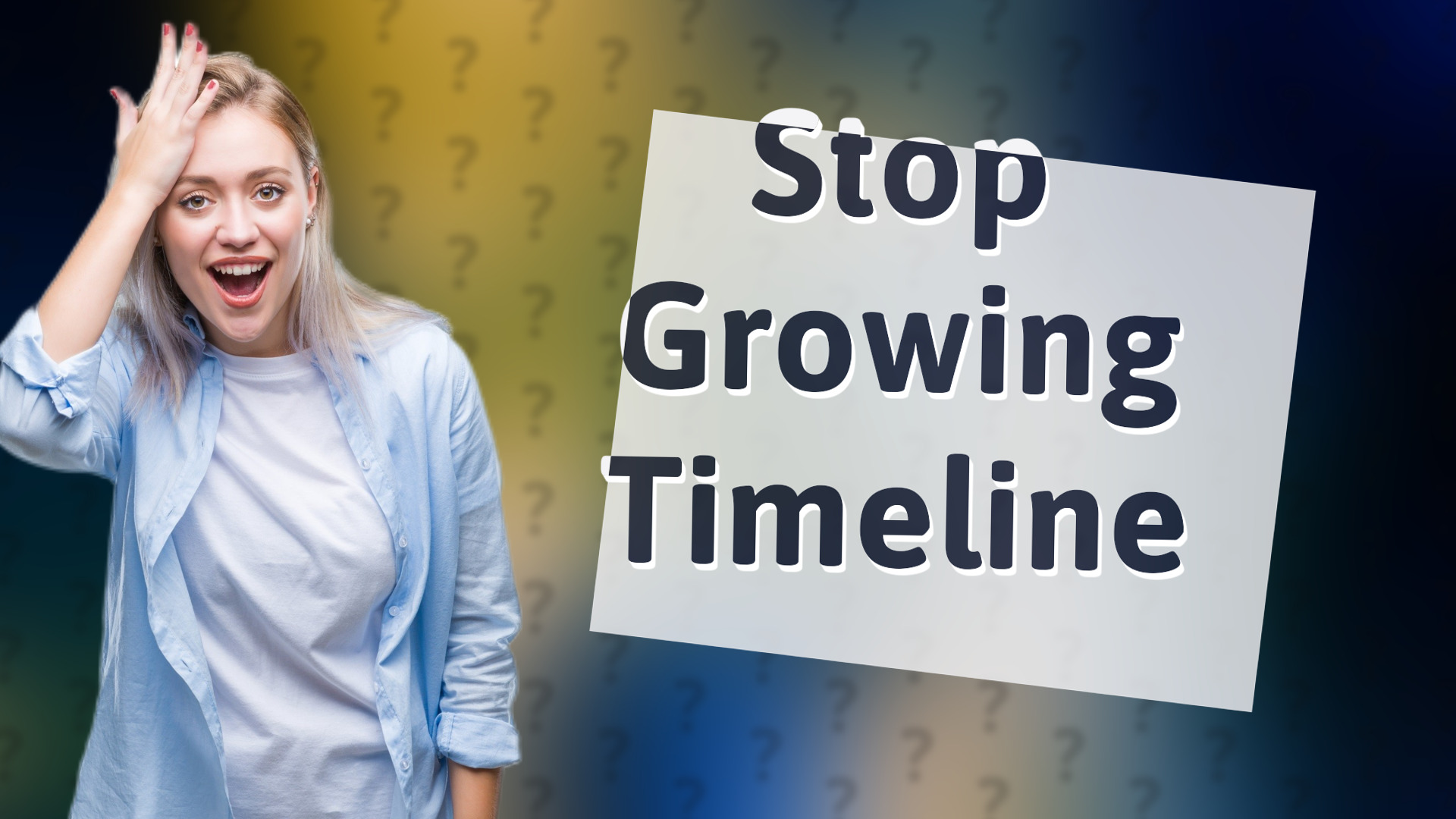 Stop Growing Timeline