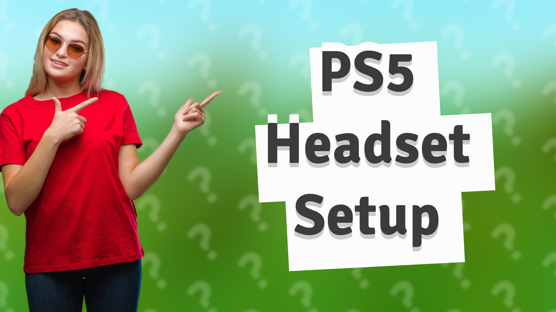 PS5 Headset Setup