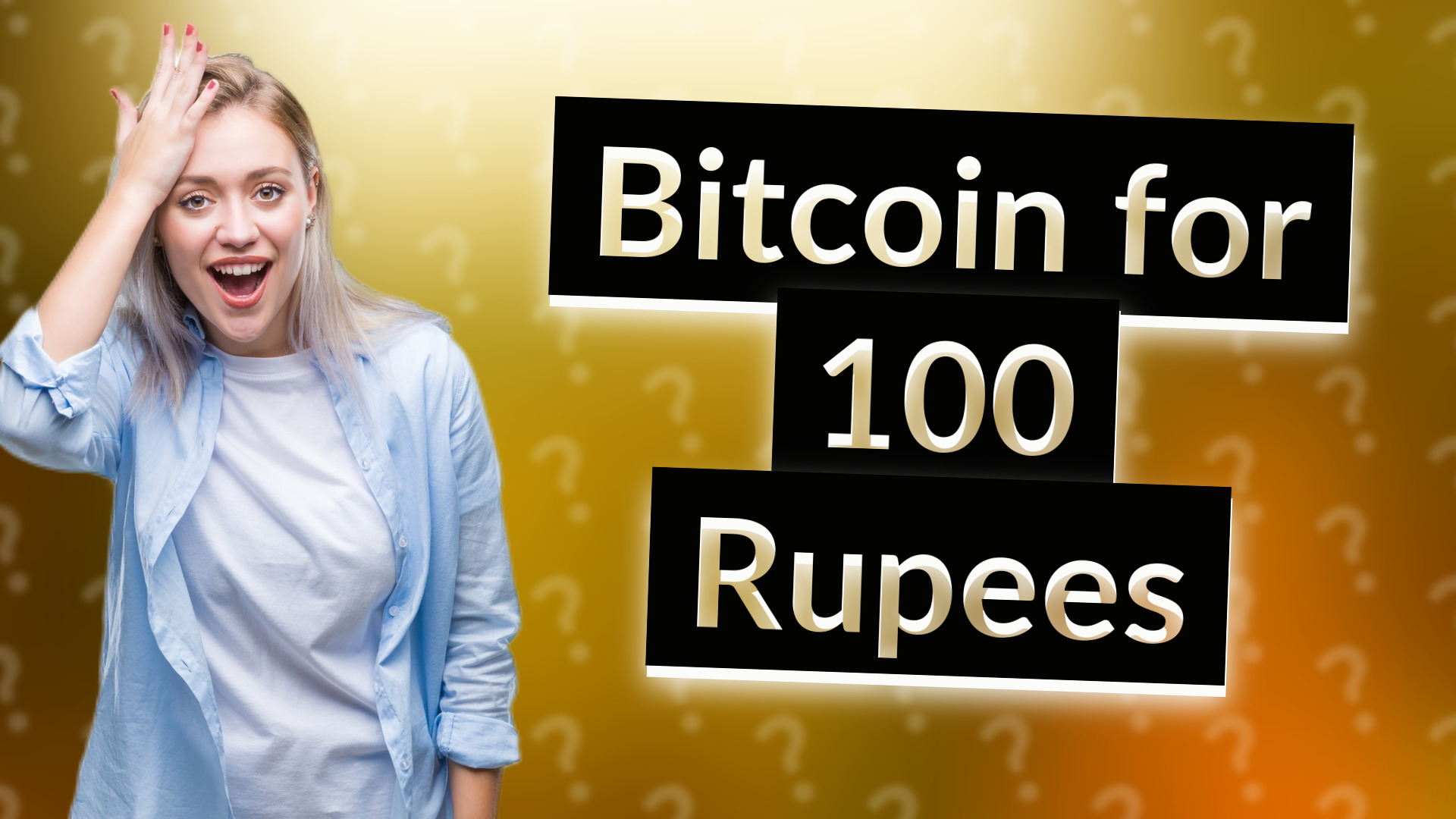 Bitcoin for 100 Rupees