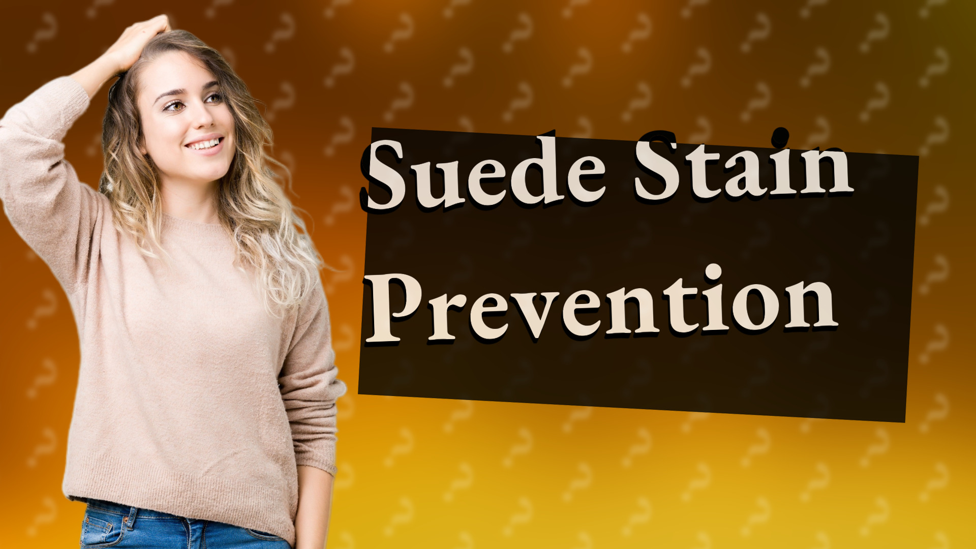Suede Stain Prevention