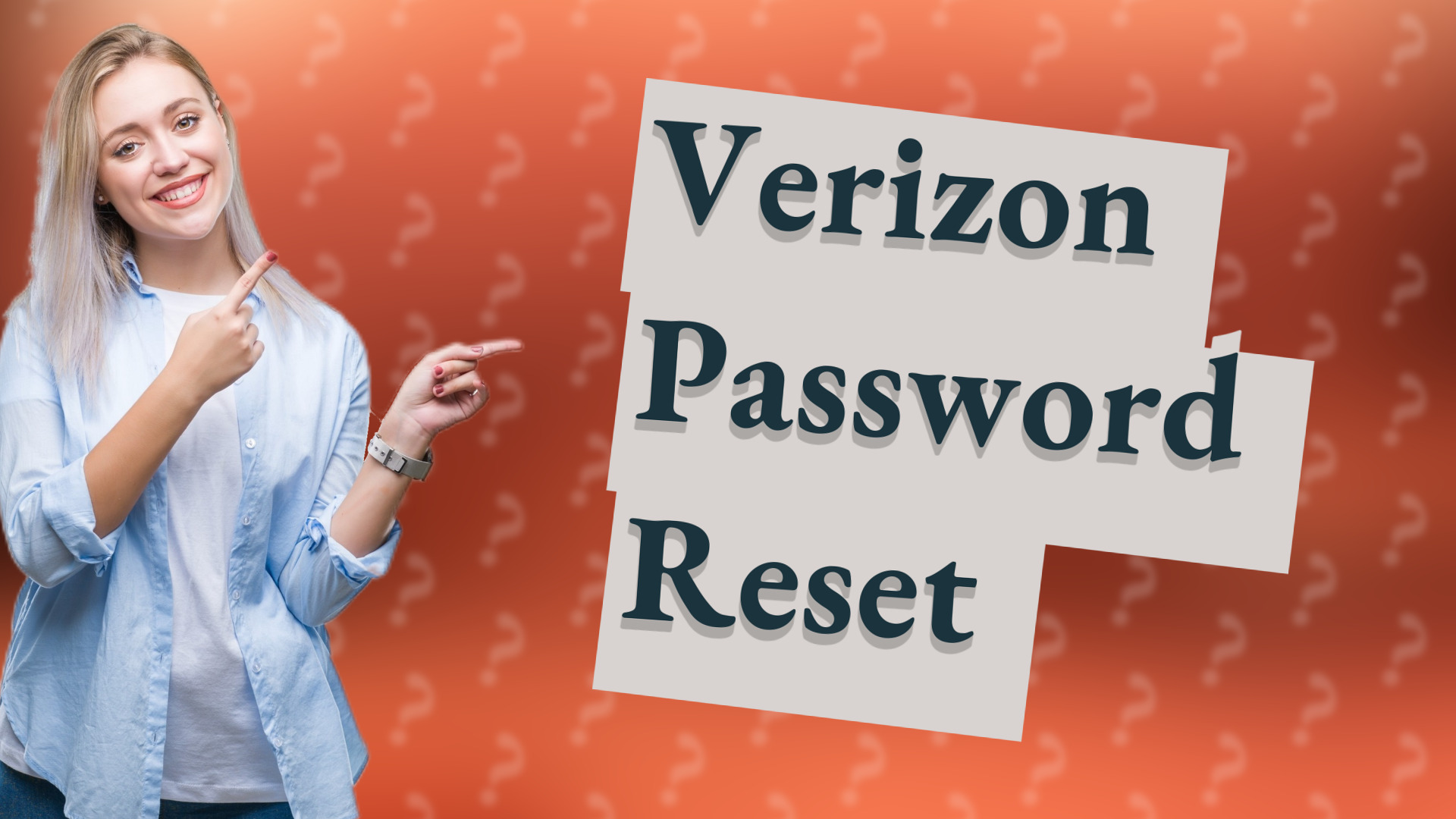 Verizon Password Reset