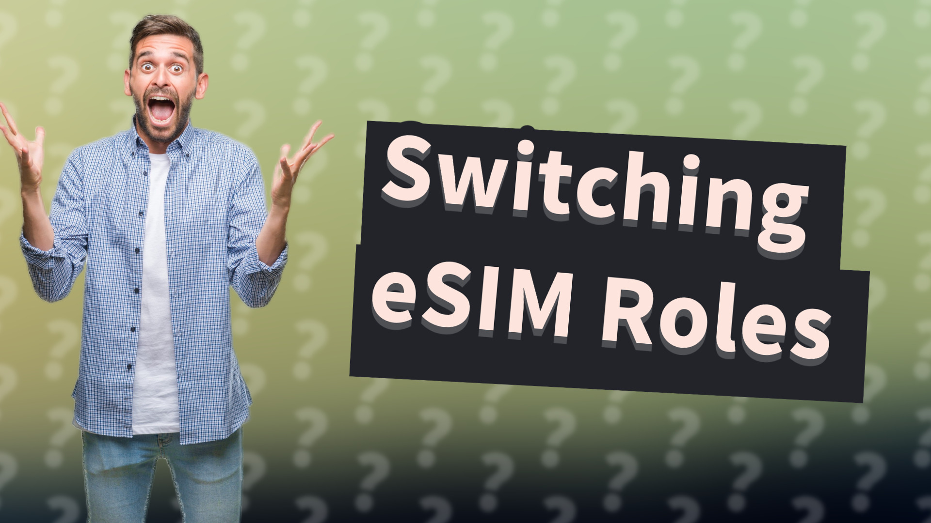 Switching eSIM Roles