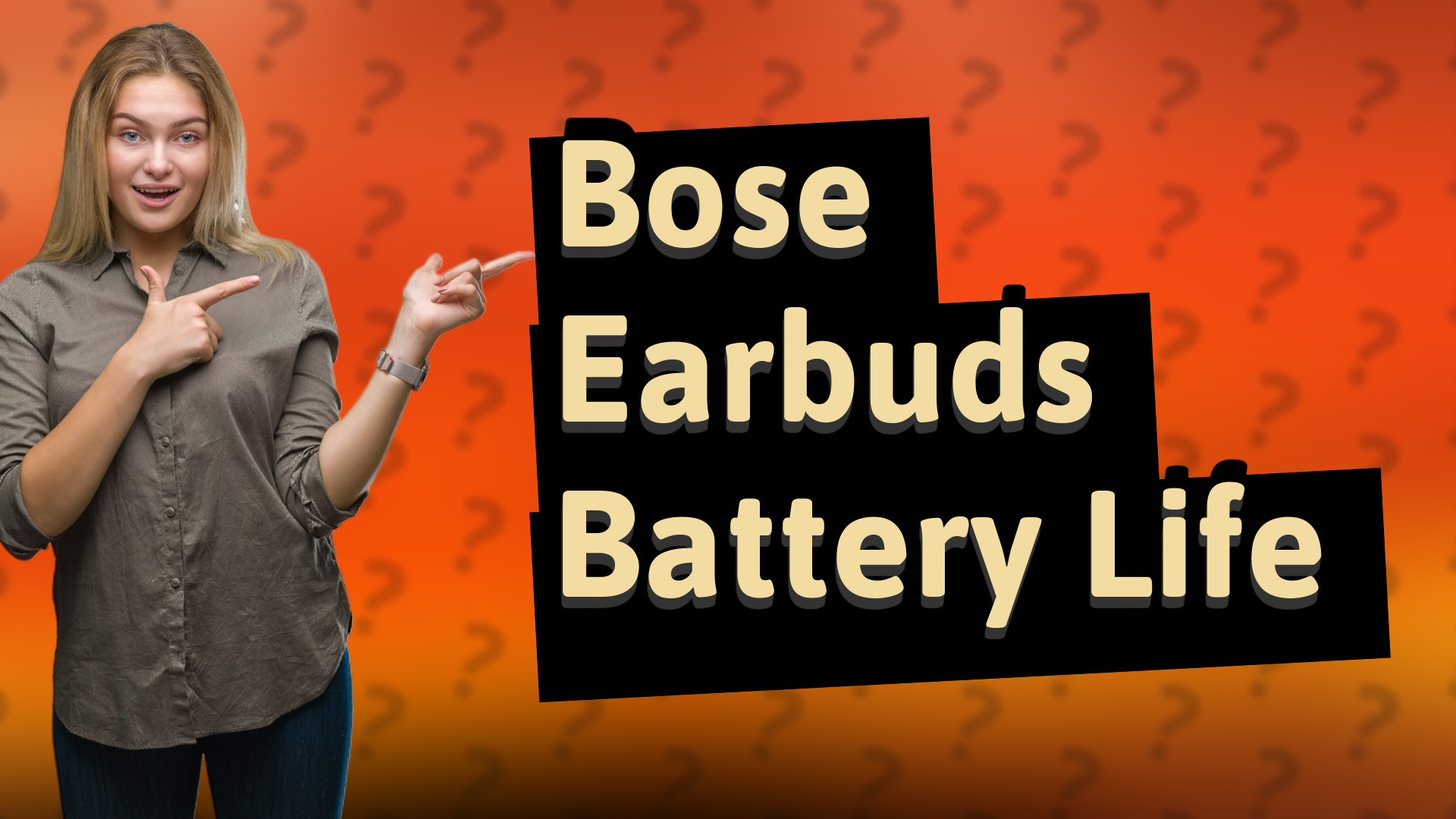 Bose Earbuds Battery Life