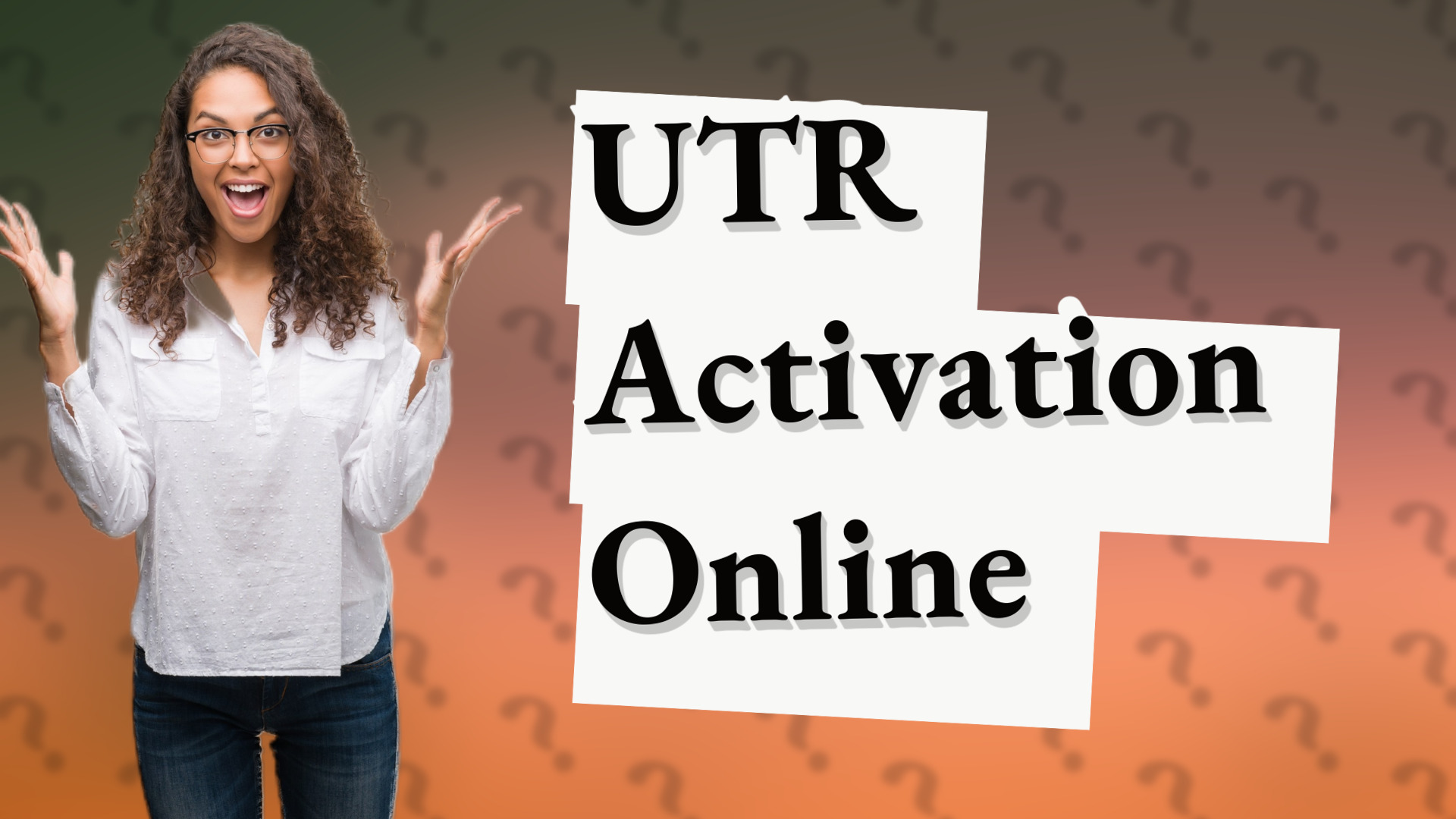UTR Activation Online