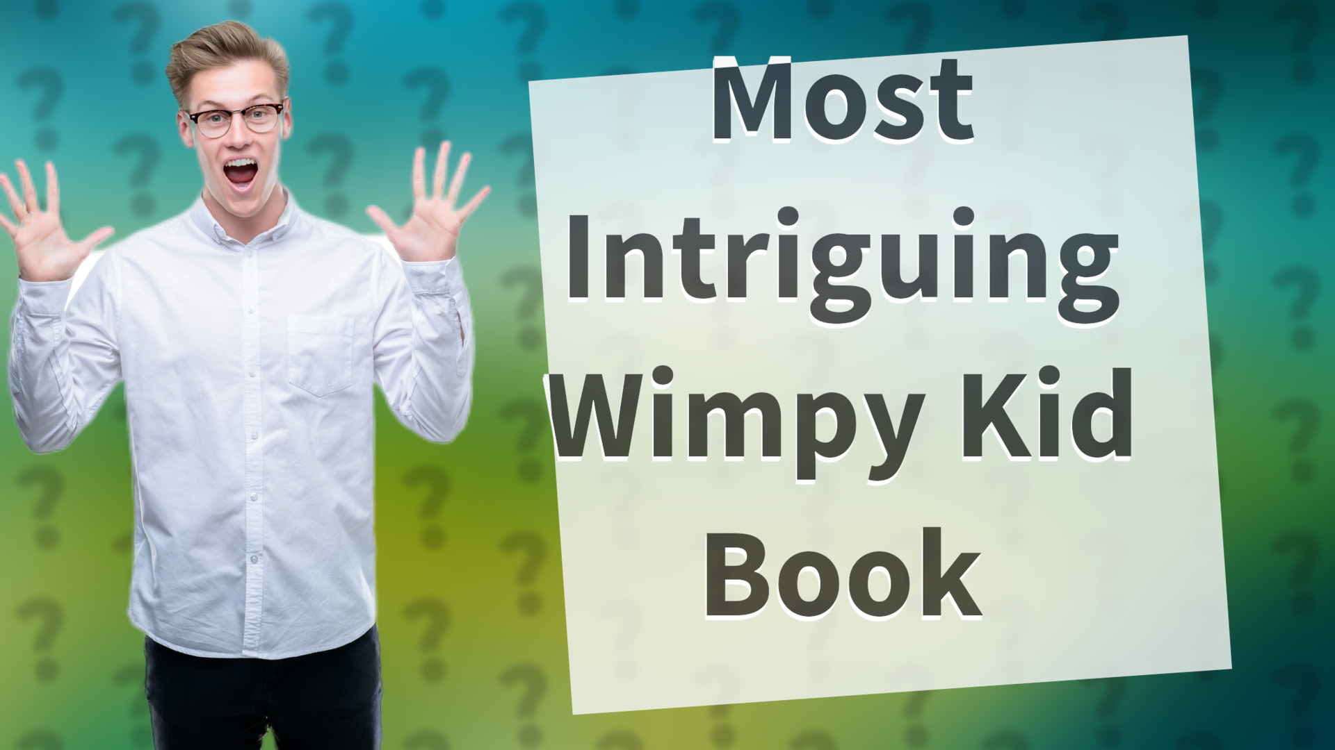 Most Intriguing Wimpy Kid Book