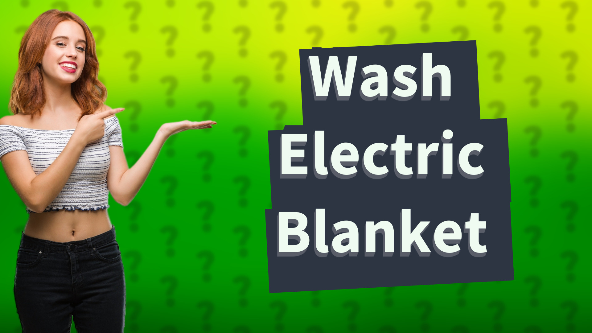 Wash Electric Blanket