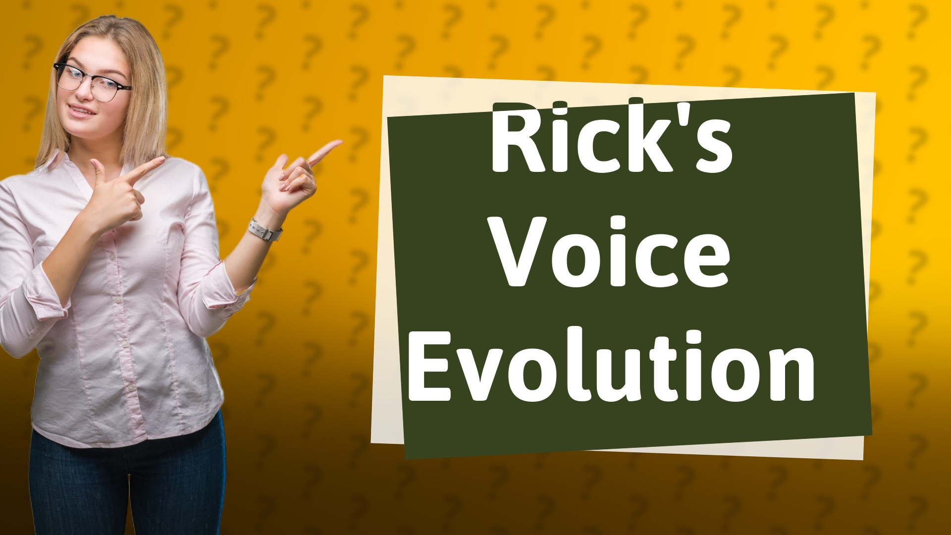 Rick's Voice Evolution