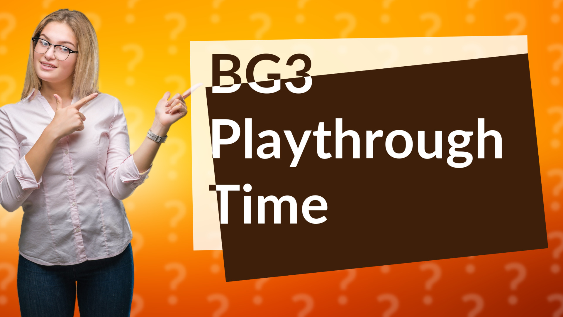 BG3 Playthrough Time