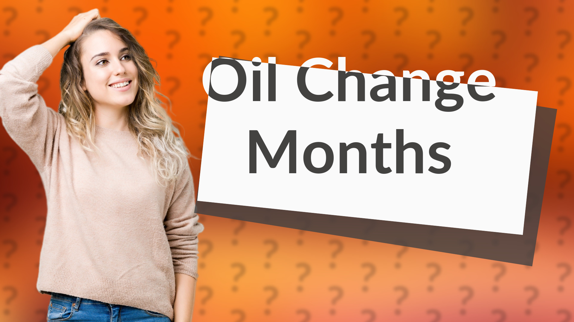 Oil Change Months