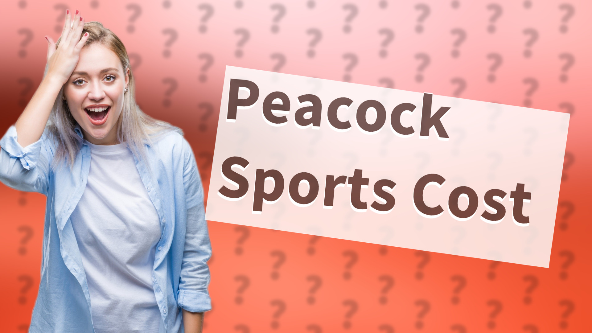 Peacock Sports Cost