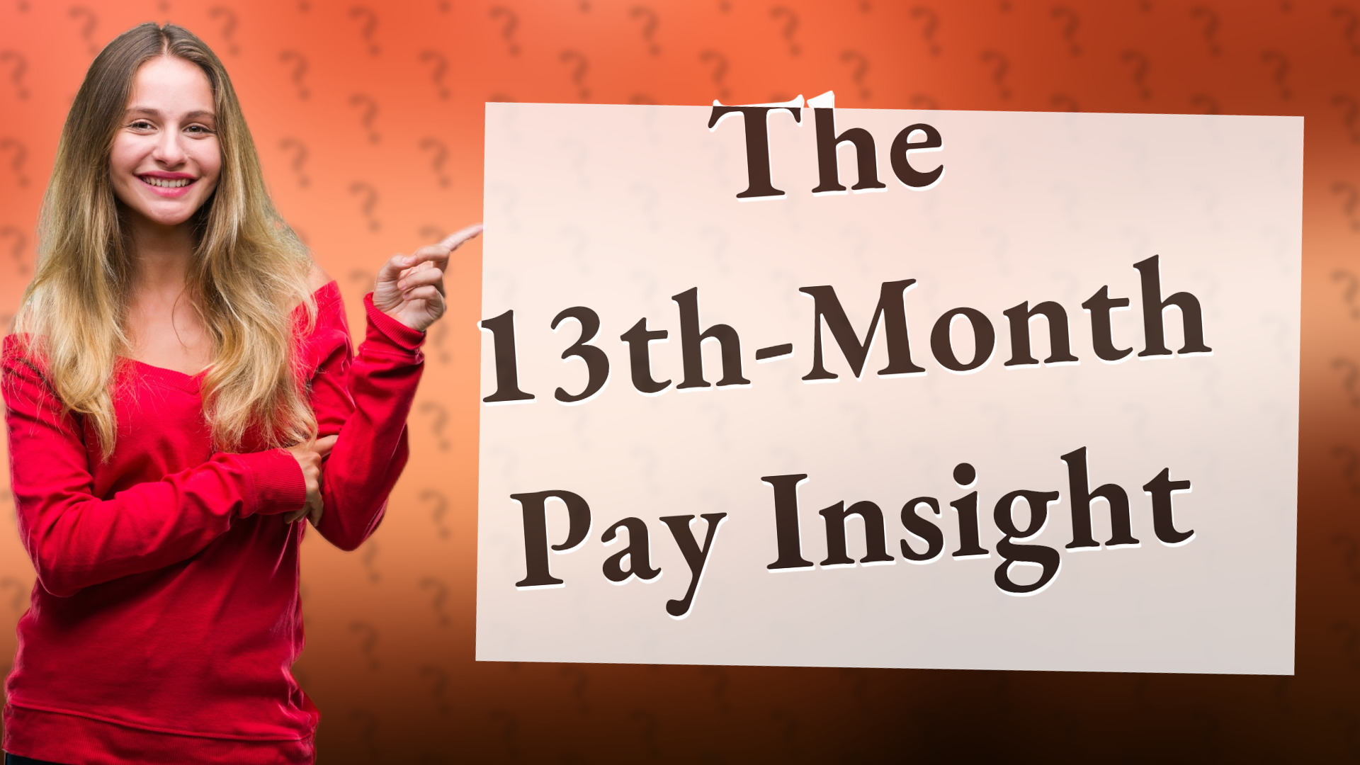 The 13th-Month Pay Insight