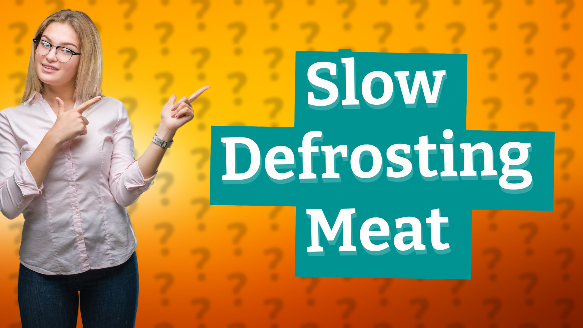 Slow Defrosting Meat