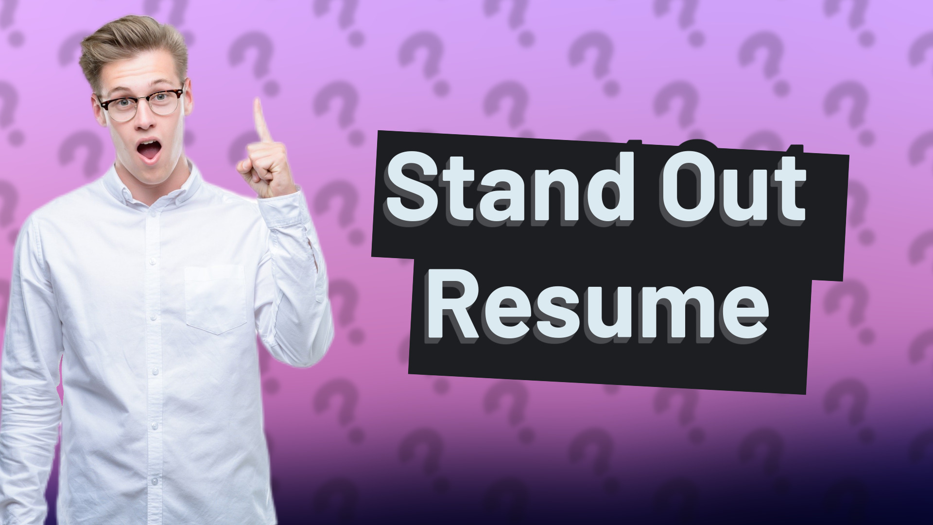 Stand Out Resume