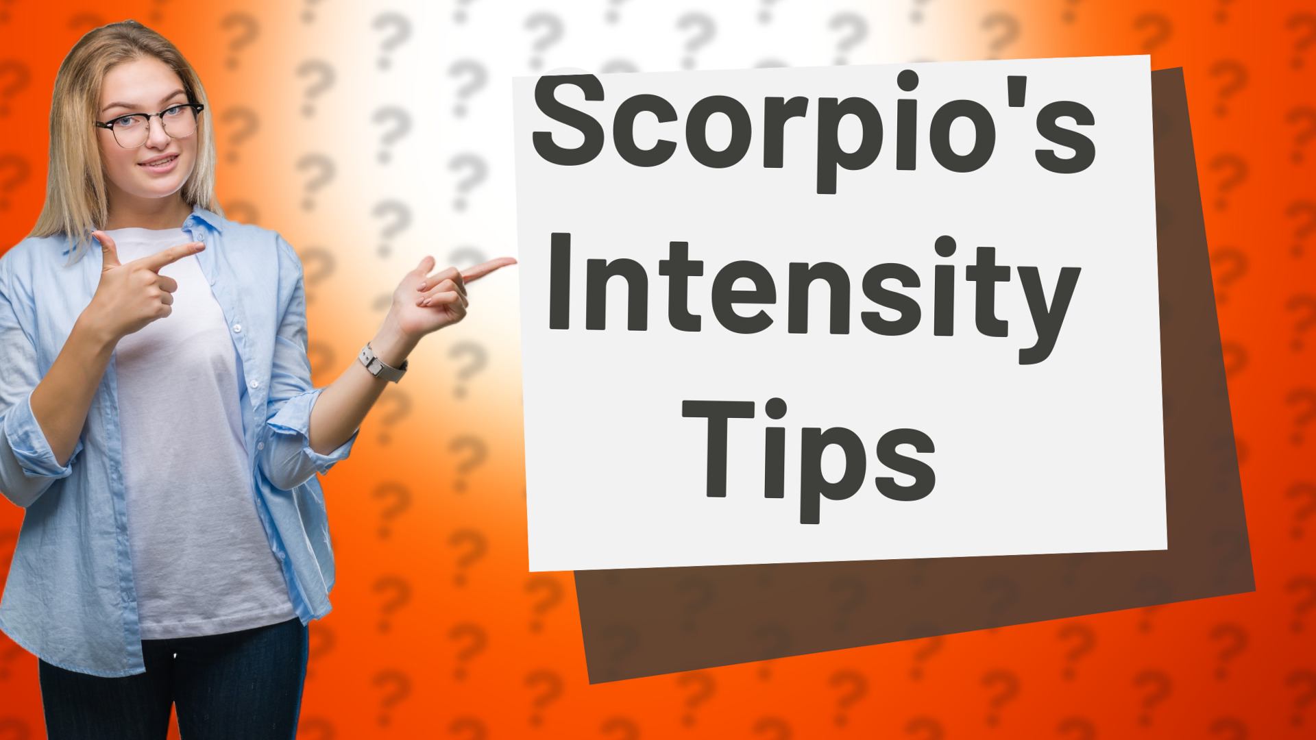 Scorpio's Intensity Tips