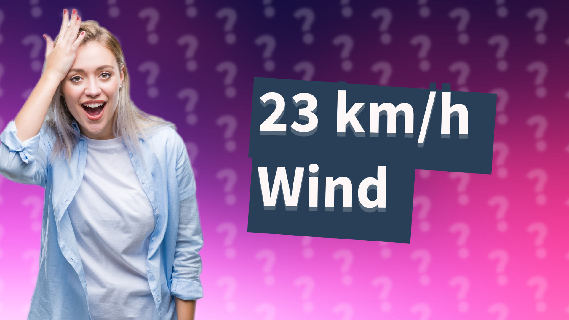 23 km/h Wind