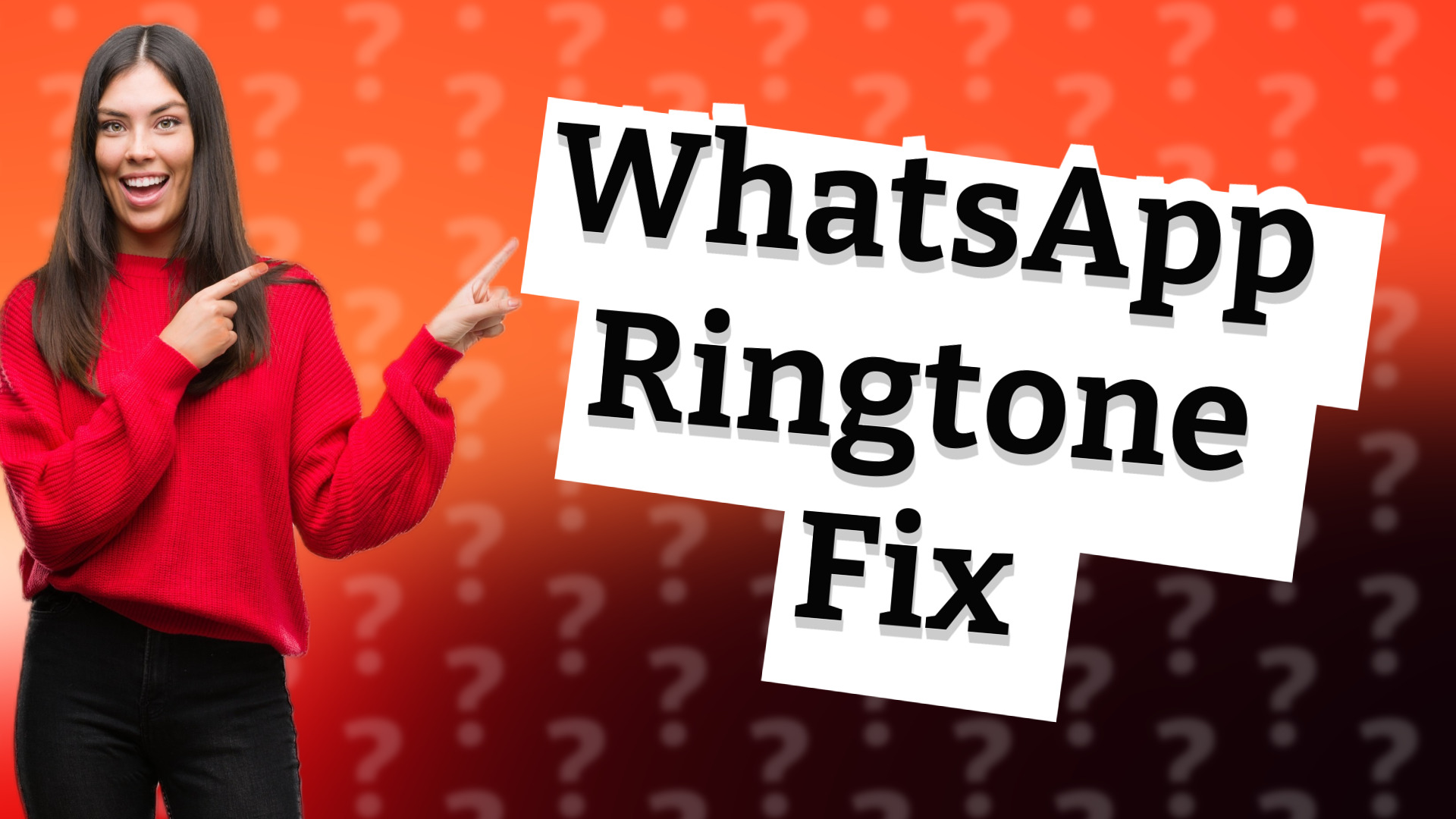 WhatsApp Ringtone Fix