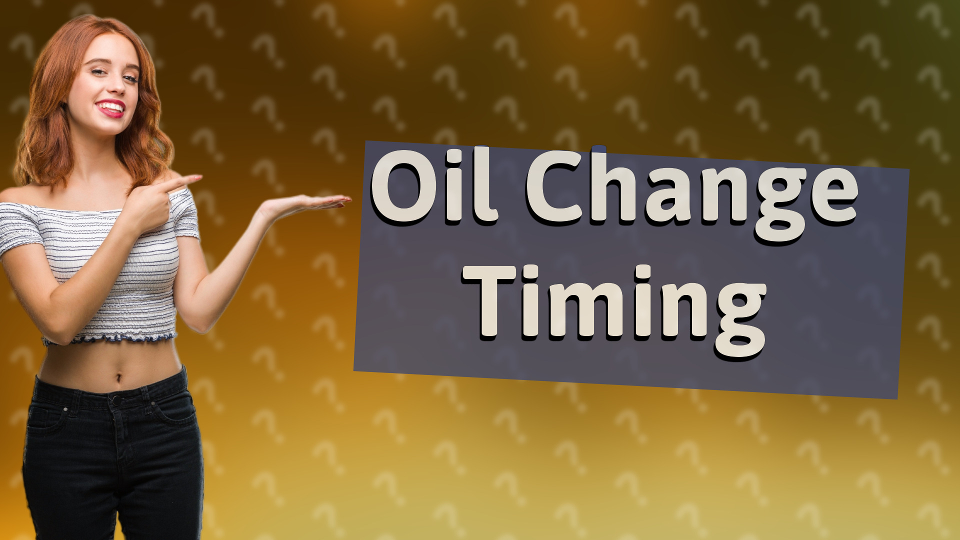 Oil Change Timing