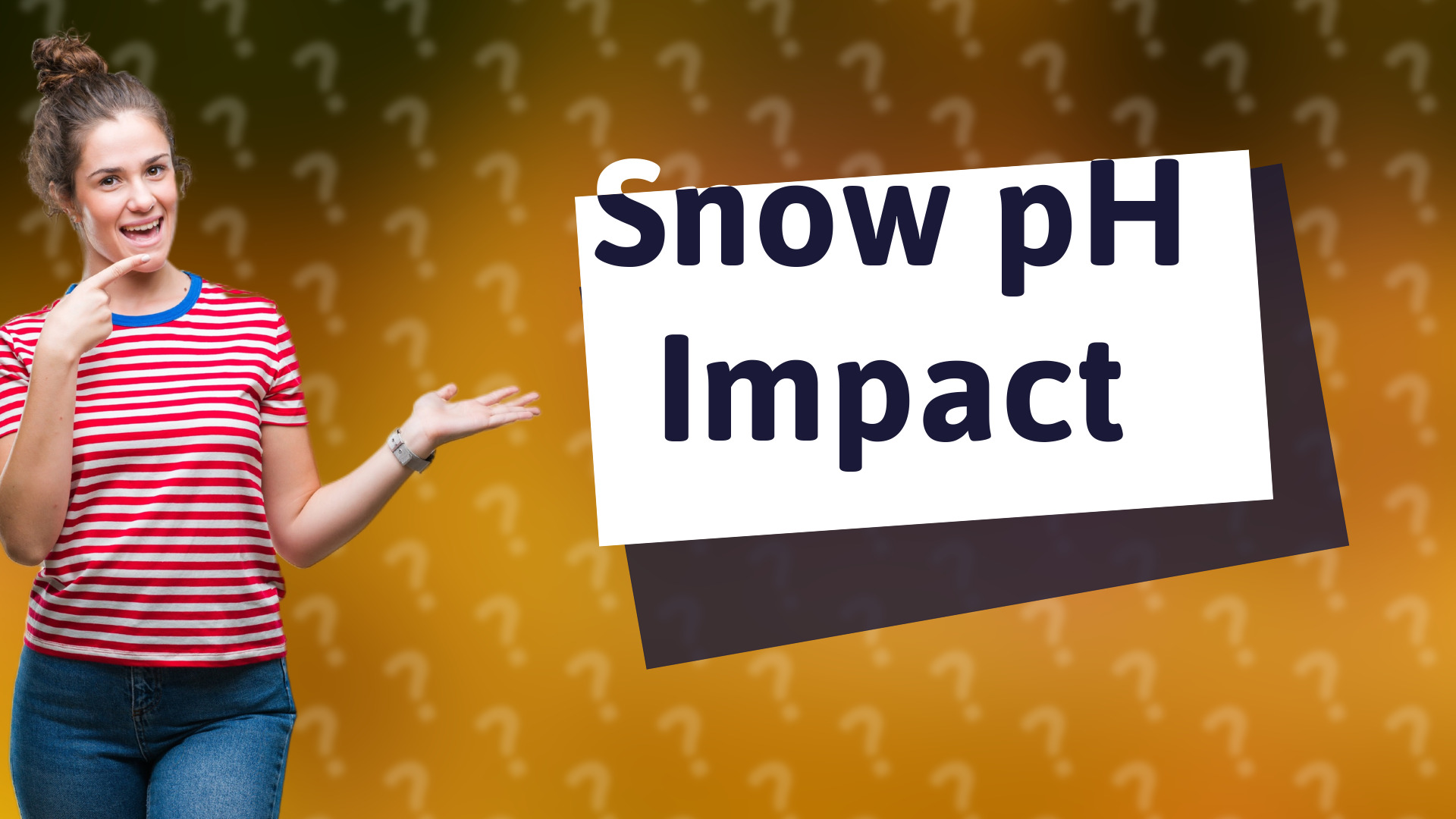Snow pH Impact