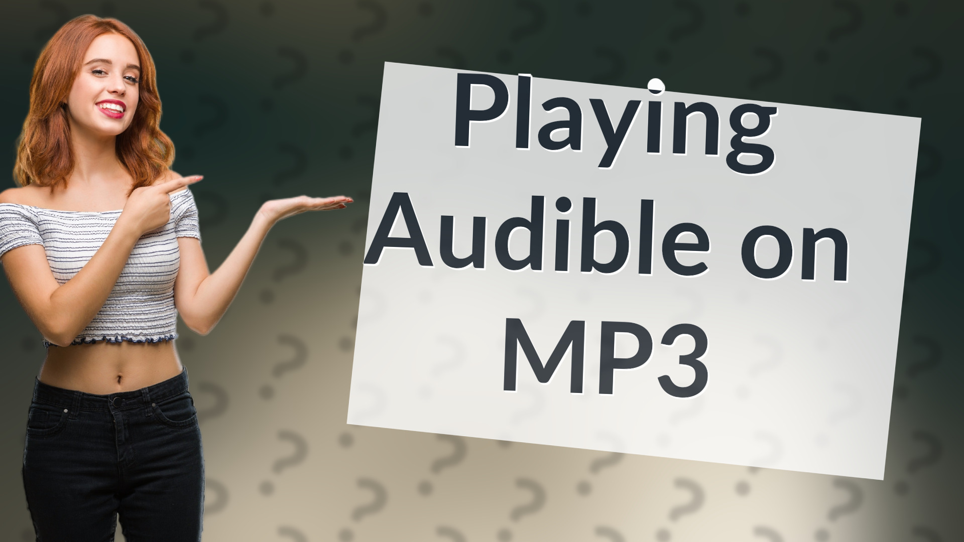 Playing Audible on MP3