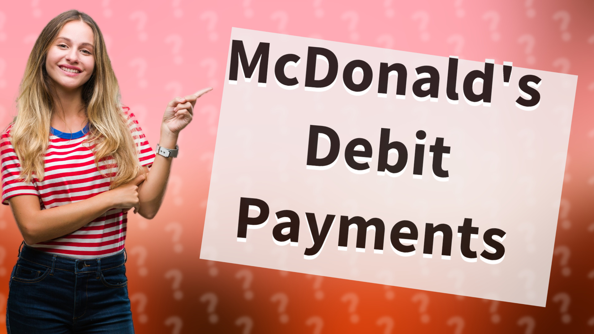 McDonald's Debit Payments