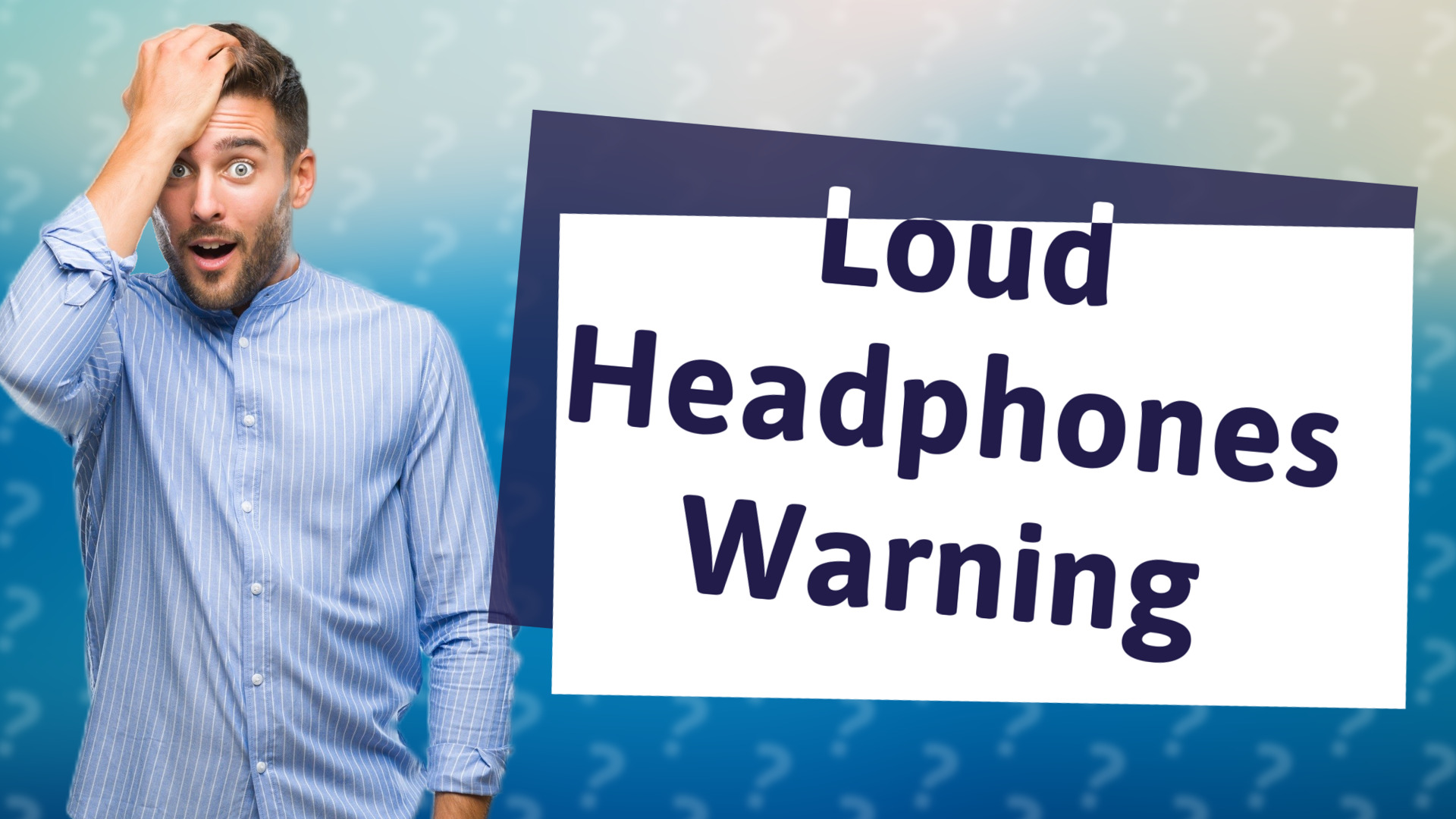 Loud Headphones Warning