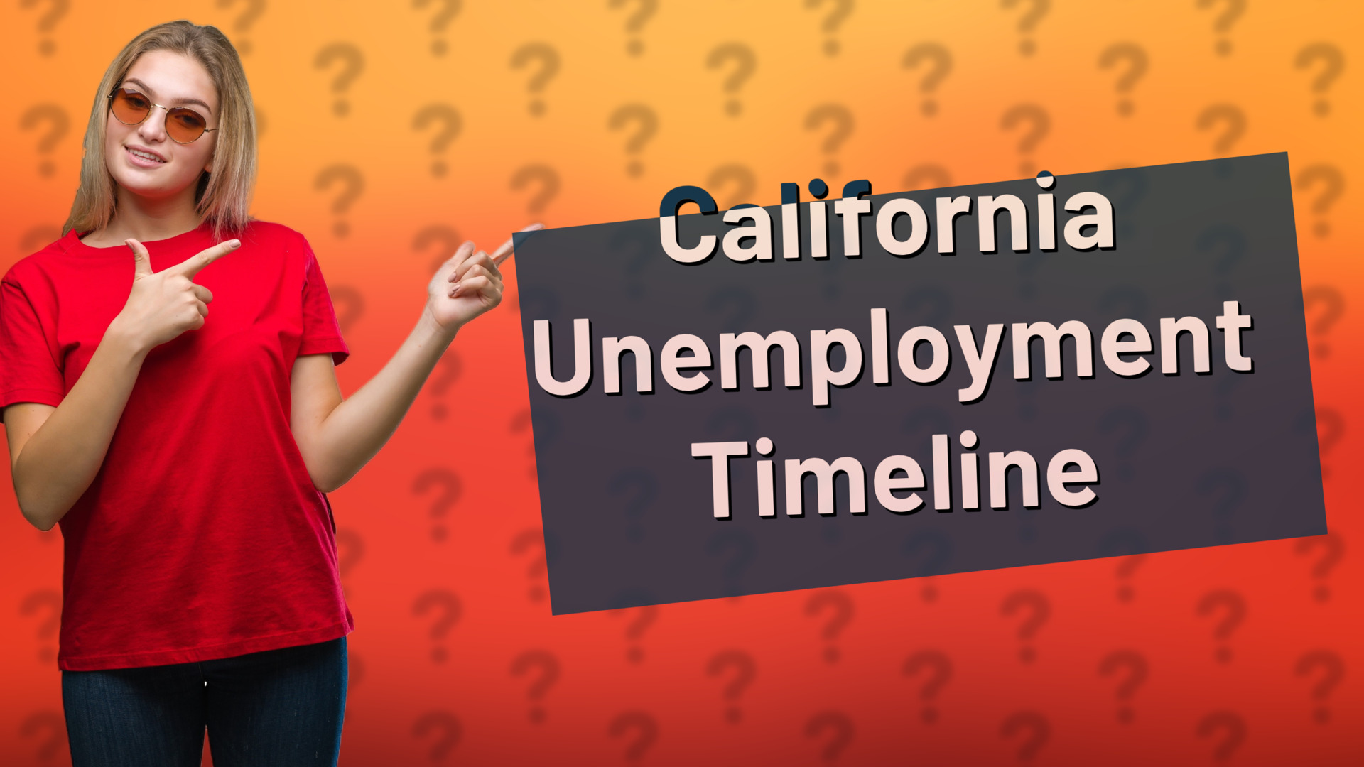 California Unemployment Timeline
