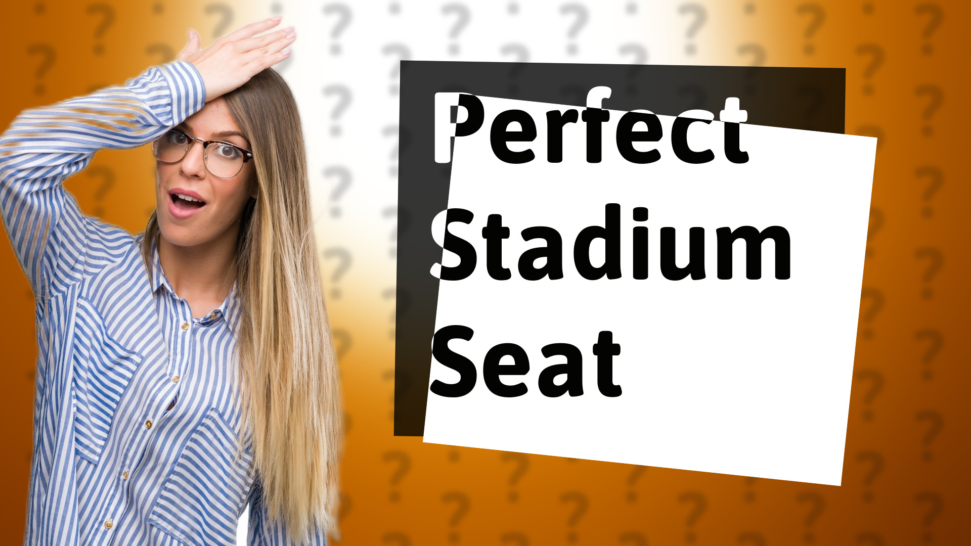 Perfect Stadium Seat