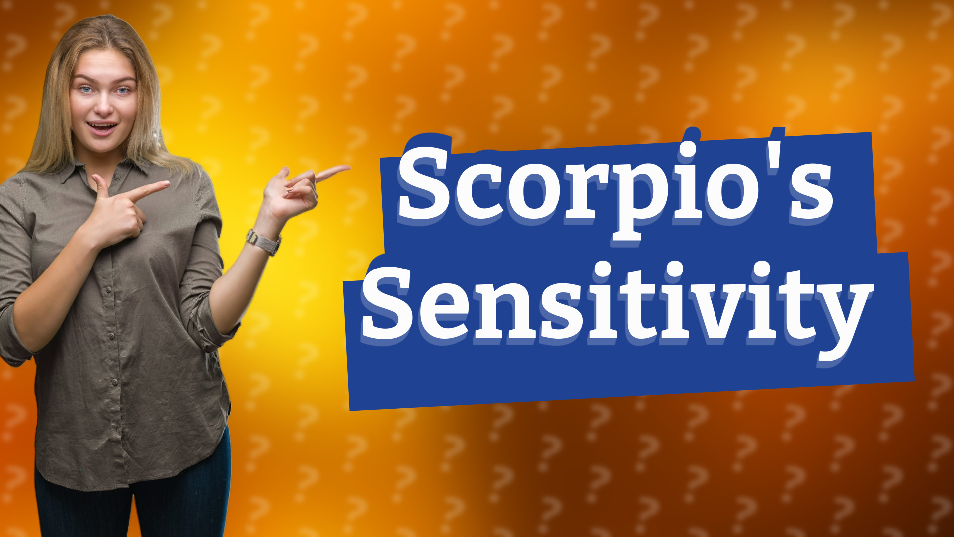 Scorpio's Sensitivity