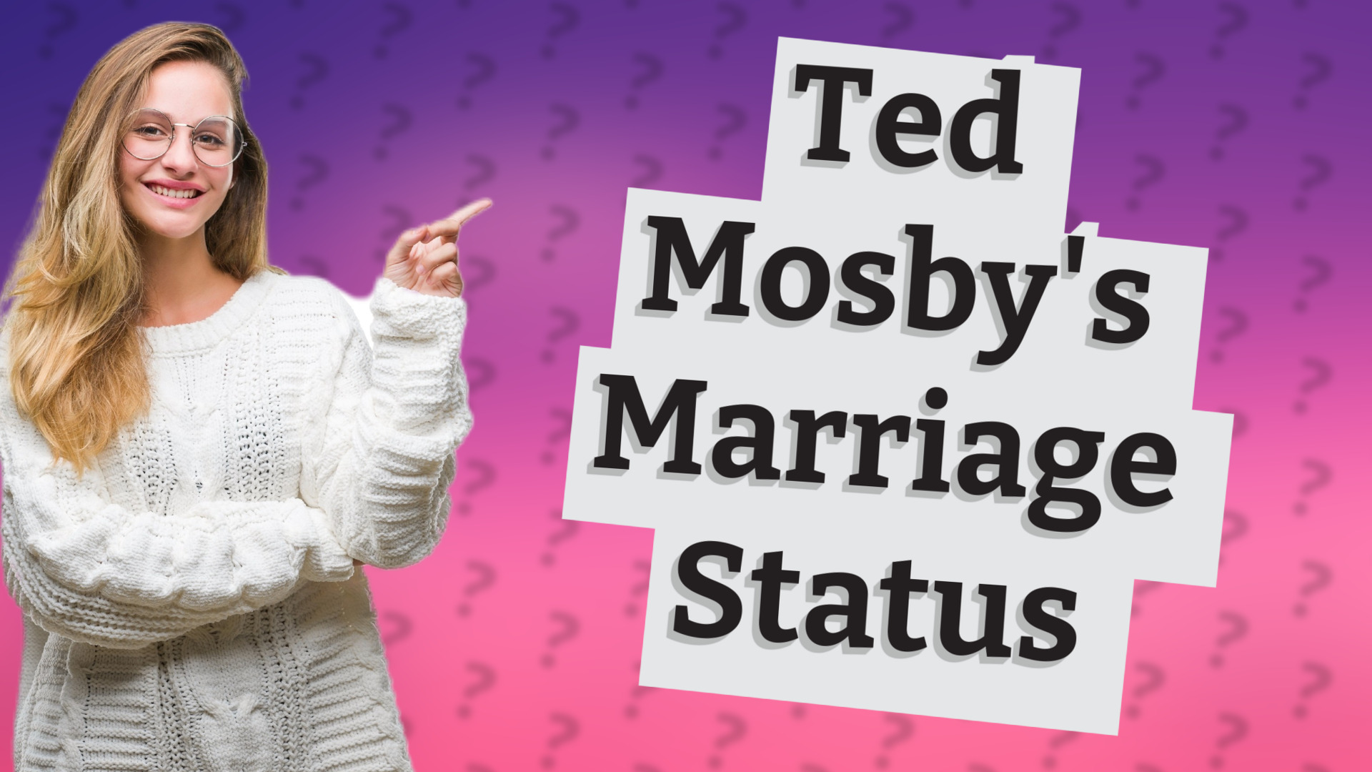 Ted Mosby's Marriage Status