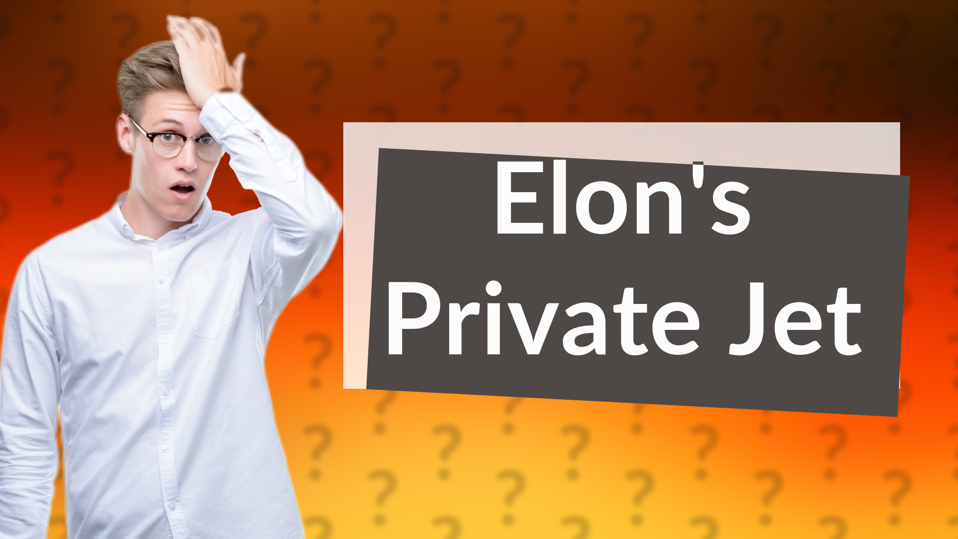 Elon's Private Jet