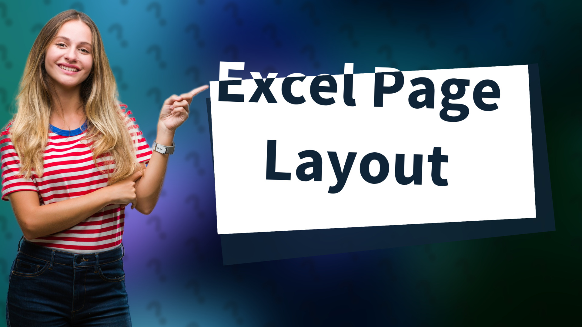 Excel Page Layout